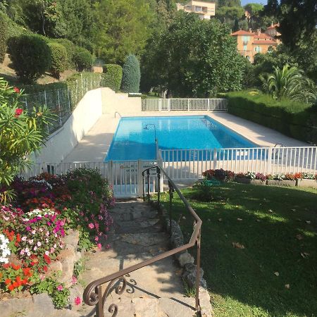 Clim Jardin Et Parking Prive -Piscine Tennis Et Park Vue Mer Grasse Exterior photo