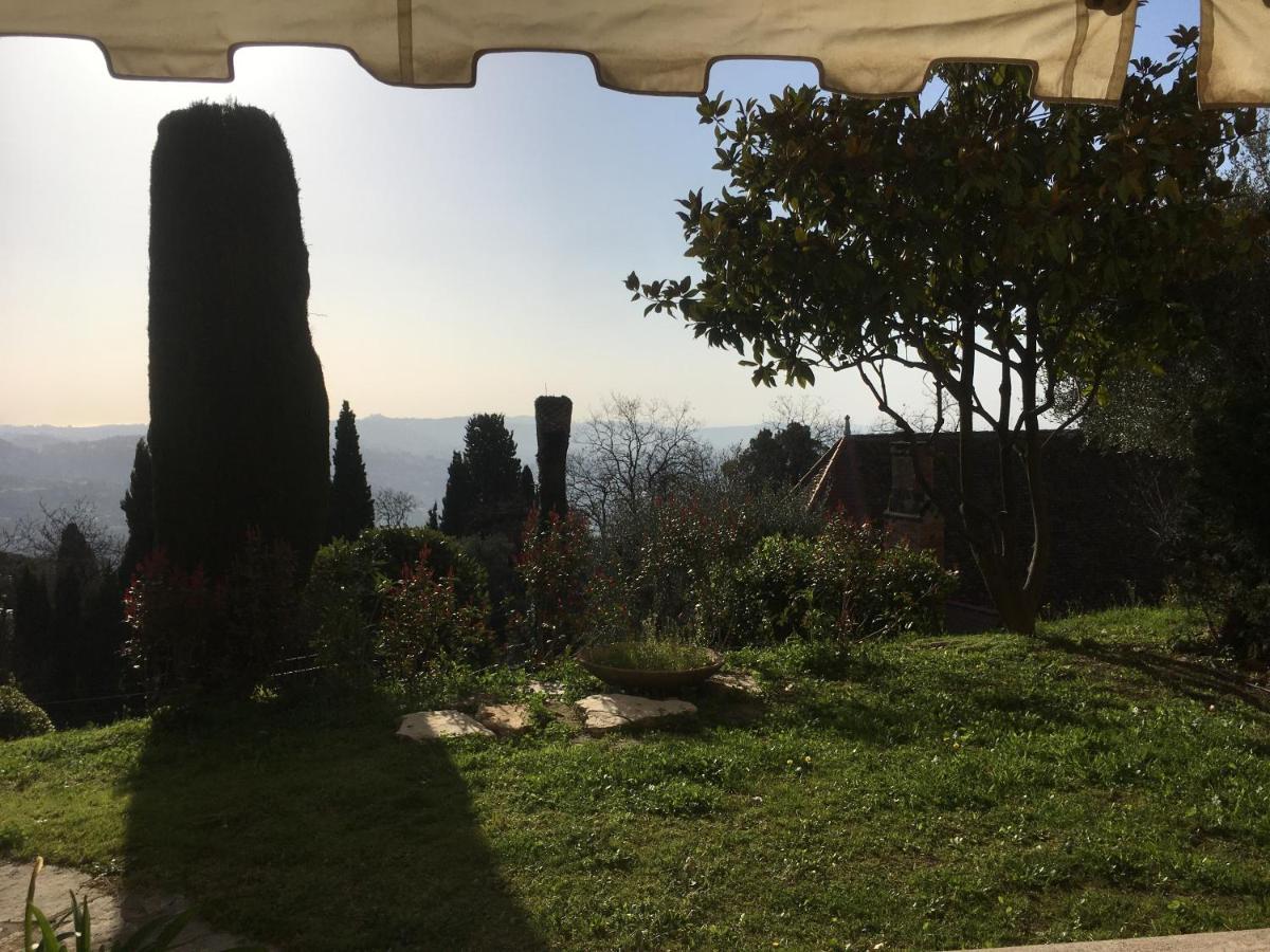 Clim Jardin Et Parking Prive -Piscine Tennis Et Park Vue Mer Grasse Exterior photo