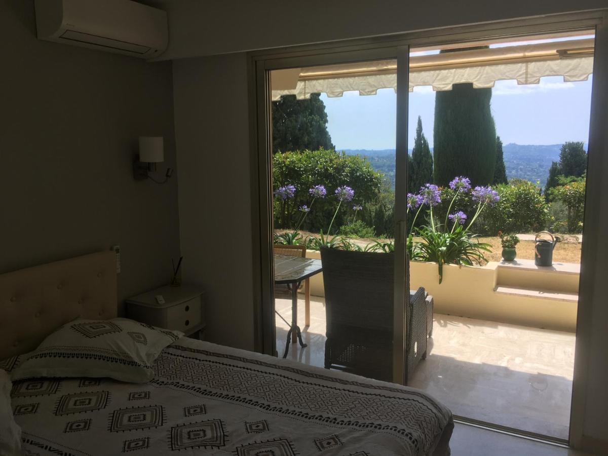 Clim Jardin Et Parking Prive -Piscine Tennis Et Park Vue Mer Grasse Exterior photo